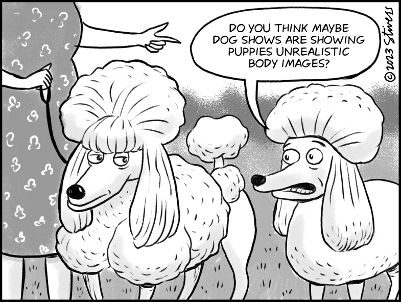 Poodle body image